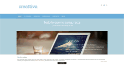 Desktop Screenshot of creattiva.es